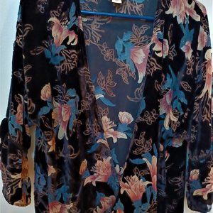 Daytrip Burnout Velveteen Kimino  Size L